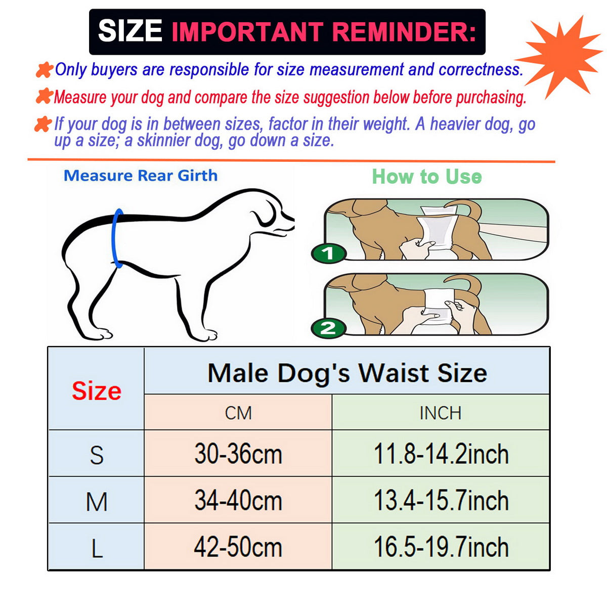 Reusable Washable Male Dog Diapers, Dog Wrap Pants Puppy Diaper Pet Dog Panty  Underwear (China Factory Direct)